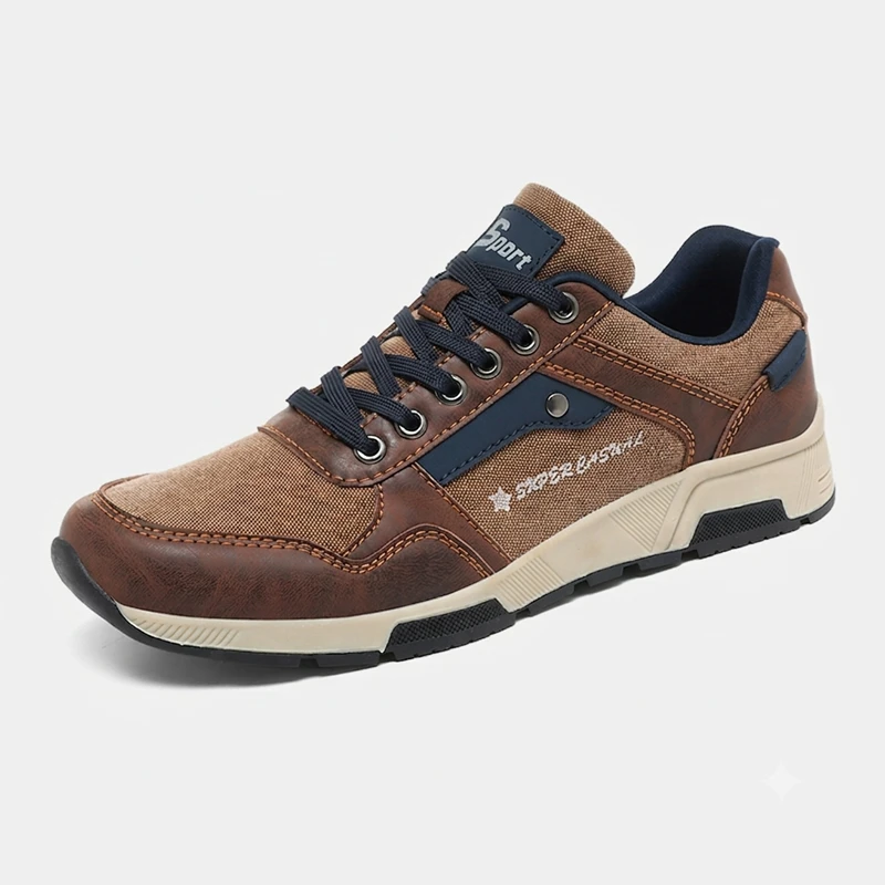 Men's Casual Flat Shoes in Brown